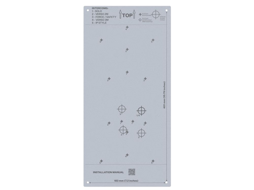 2N Retrofit Intercom Cover Plate – Medium
