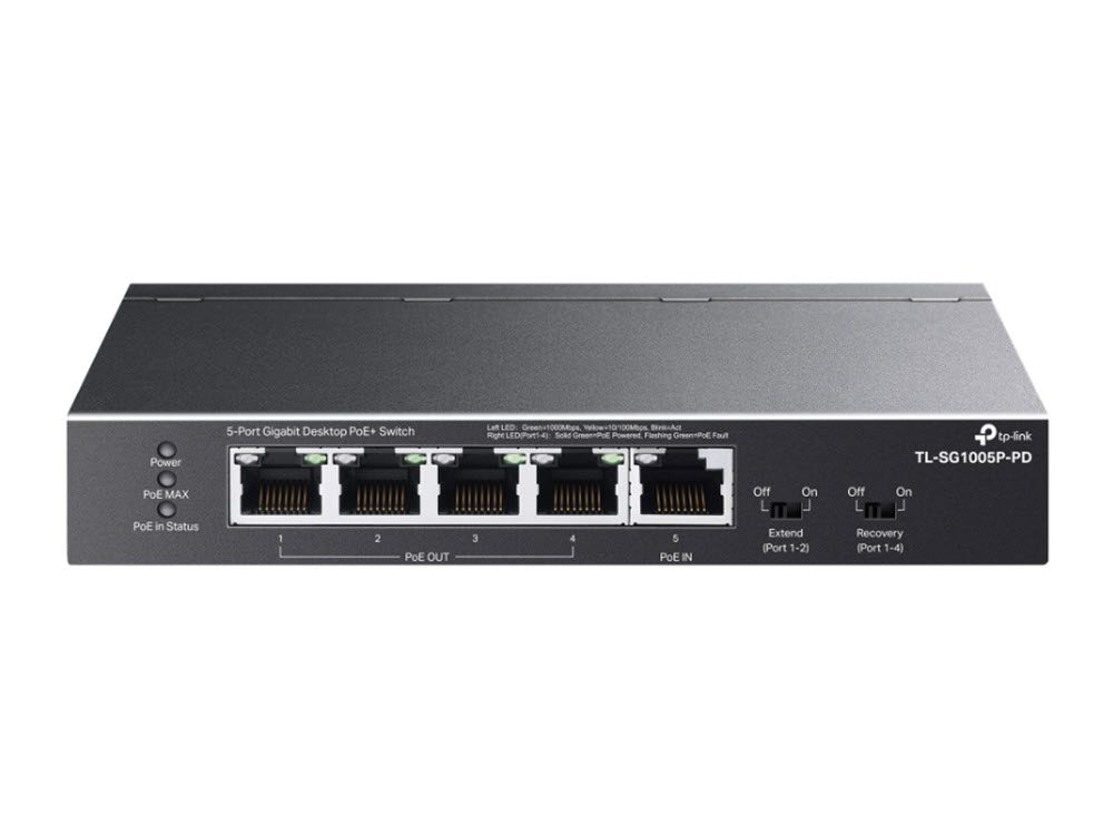 5-Port Gigabit Desktop PoE+ Switch