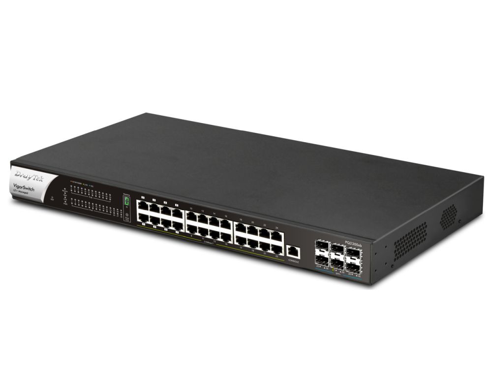 VigorSwitch PQ2300xb 24 poorts 2,5Gigabit PoE