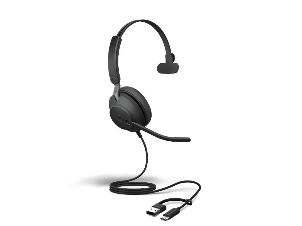 Jabra Evolve2 40 SE, USB C/A, MS Mono