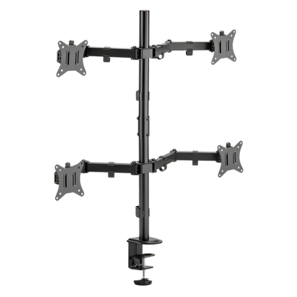 SBOX LCD-352/4-2 | Verstelbare Monitor-bureaubeugel | Tot 32" | Max 9kg | VESA 100x100 | 4 Monitoren