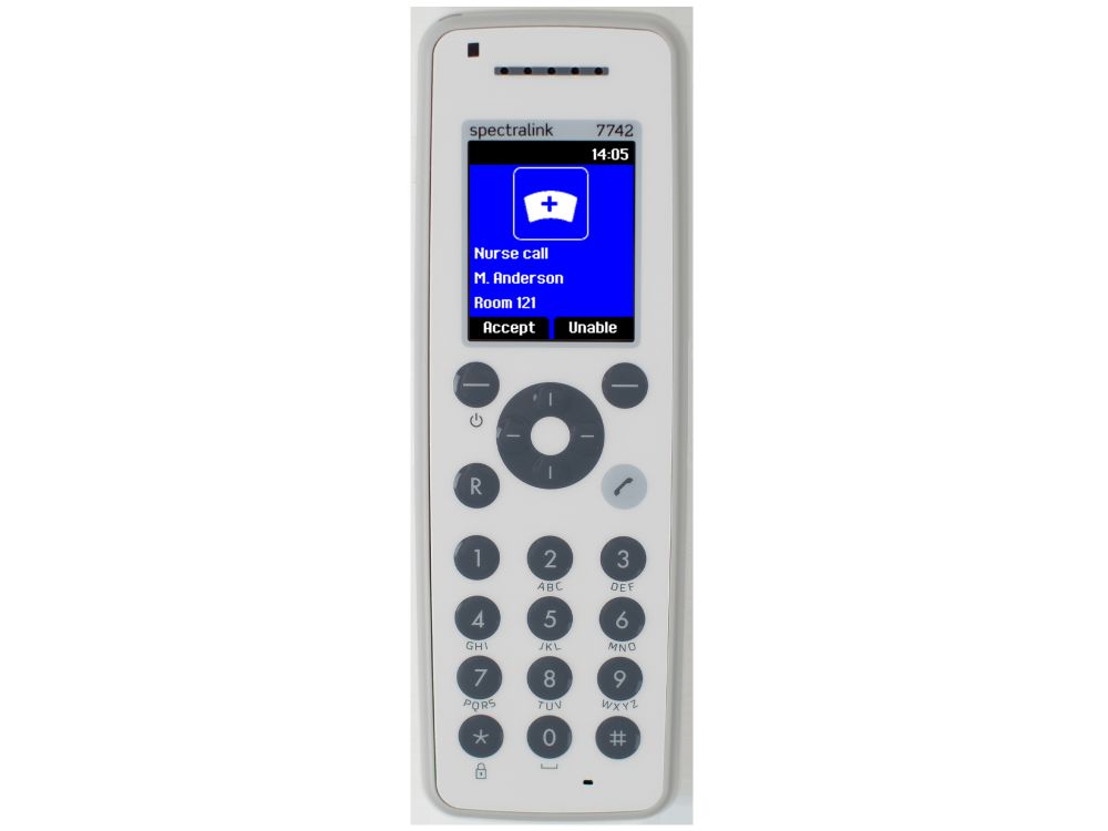 Spectralink 7742, inclusief batterij  includes battery.