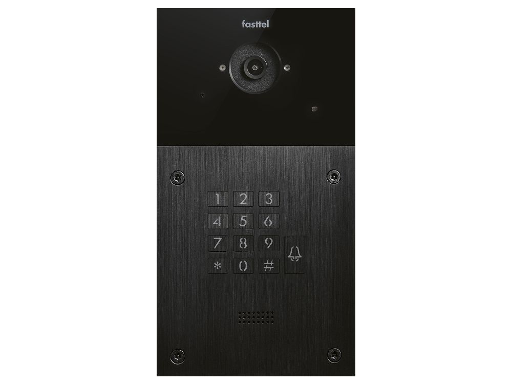 Doorphone Entry 1 knop keypad+Camera t.b.v. uitbreiding kit