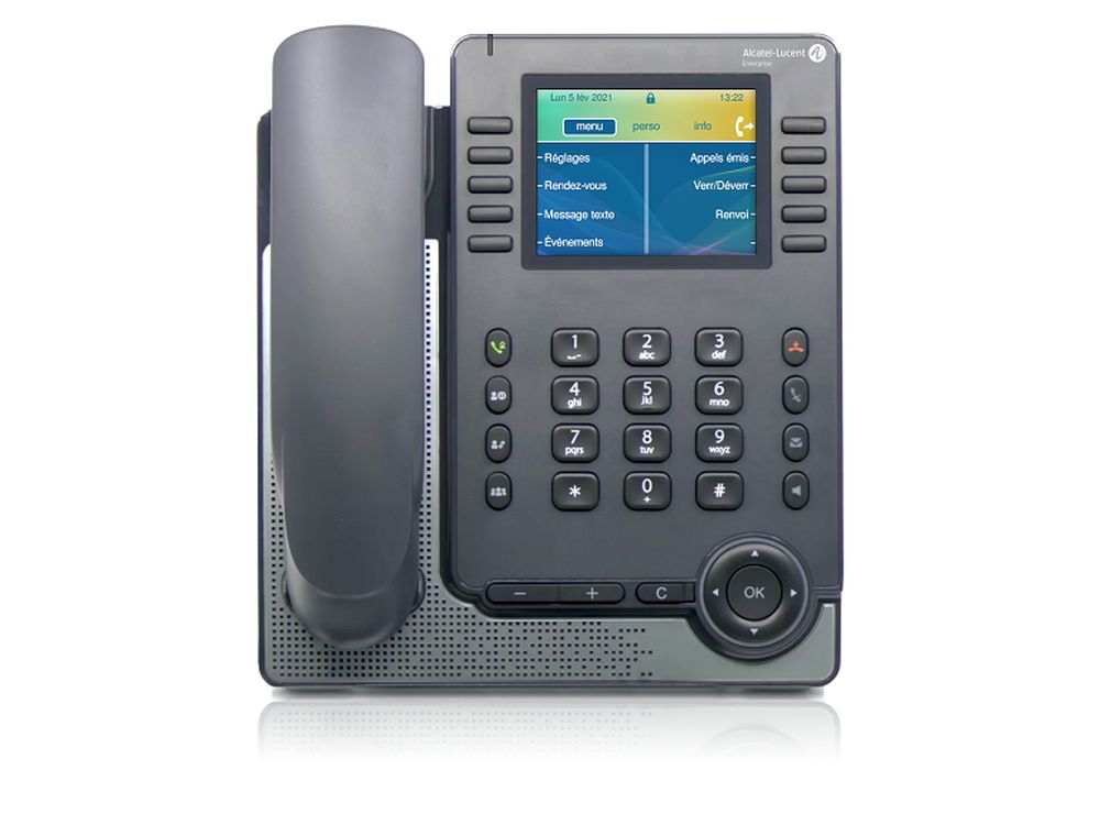 ALE-30 Dual Port Gigabit Ethernet Essential DeskPh Dual Stack NOE-SIP, 3.5 inch 320x240 colour
