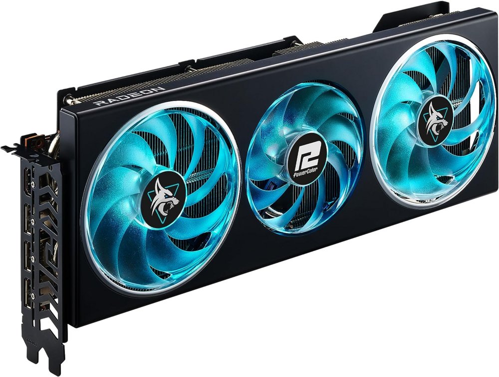 PowerColor Hellhound RX 7800 XT 16G-L/OC | 16GB GDDR6 VRAM | GPU | AMD | Overclocked