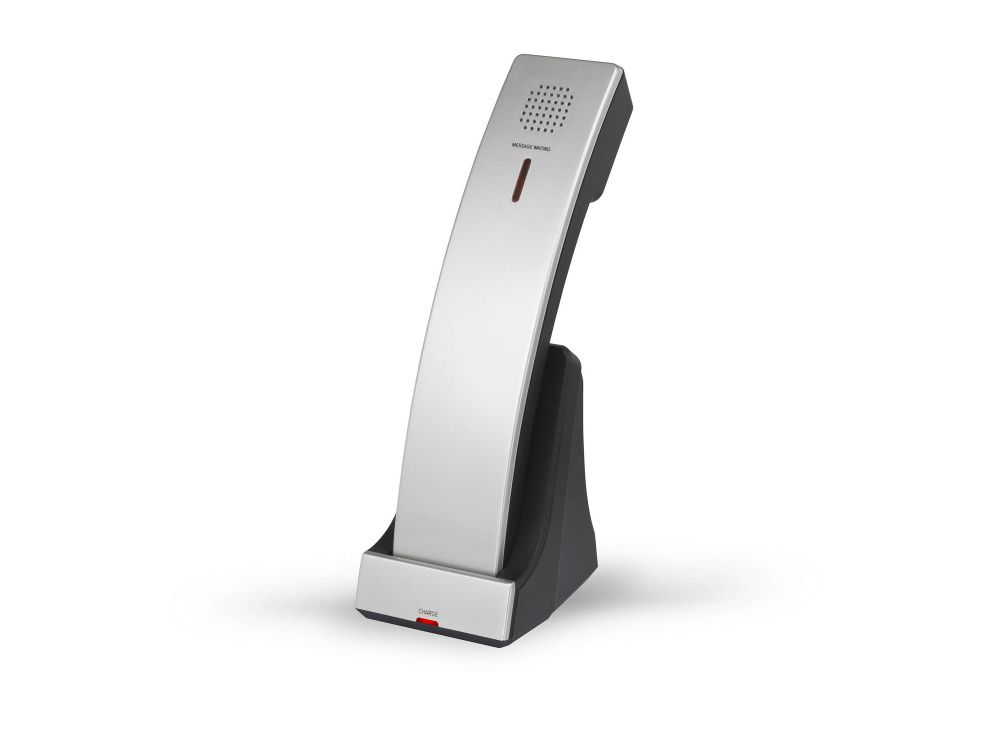 CTM-A2415HC Silver Black 1-Line Contemporary Additional Cordless Handset