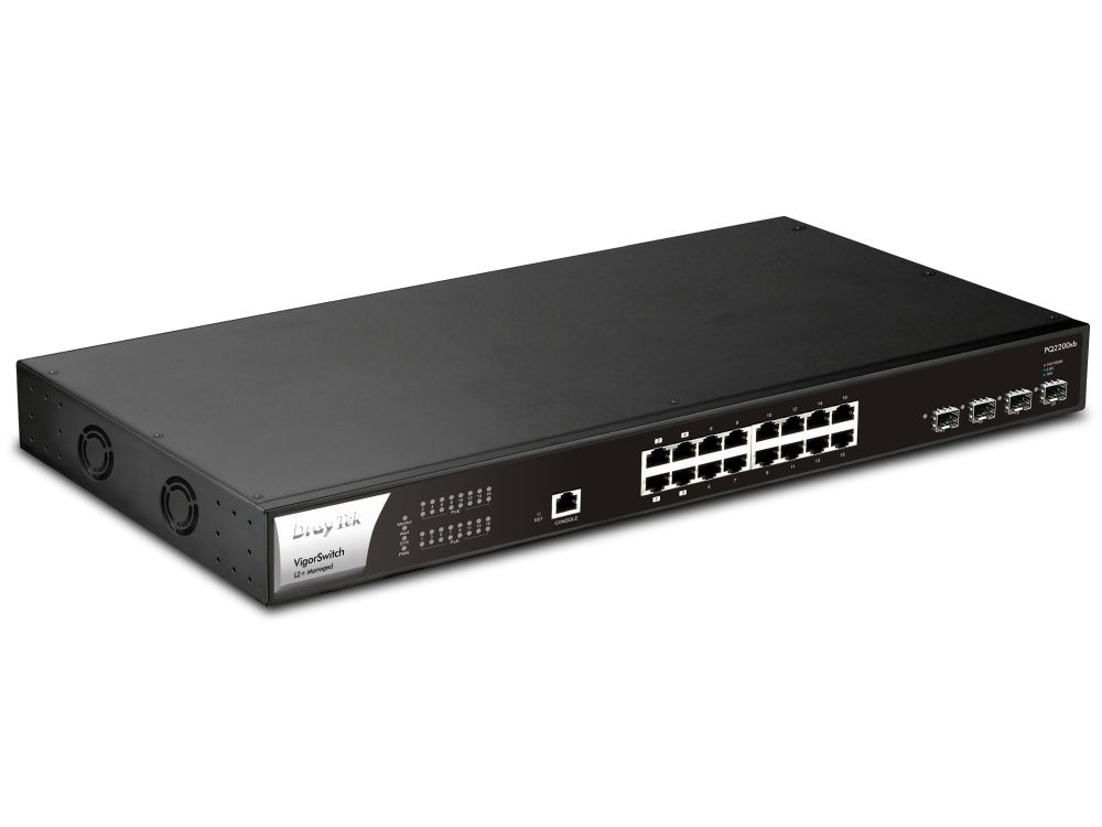 VigorSwitch PQ2200xb 16 poorts 2,5Gigabit PoE +4 10G