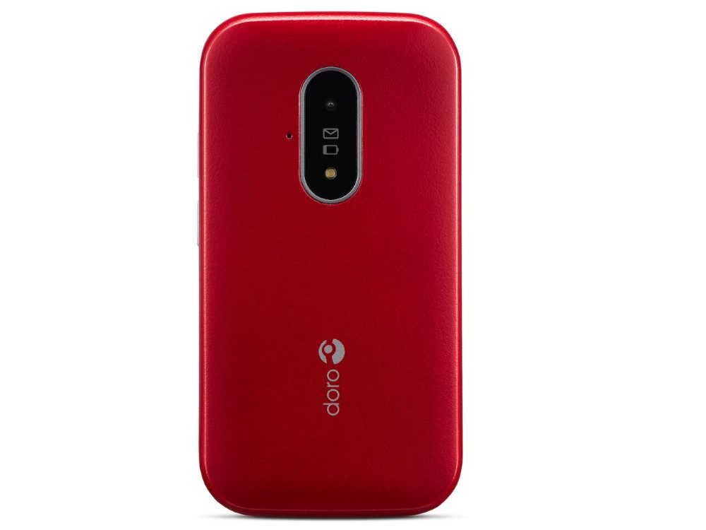 4G Simple Flip Phone (Red-White)