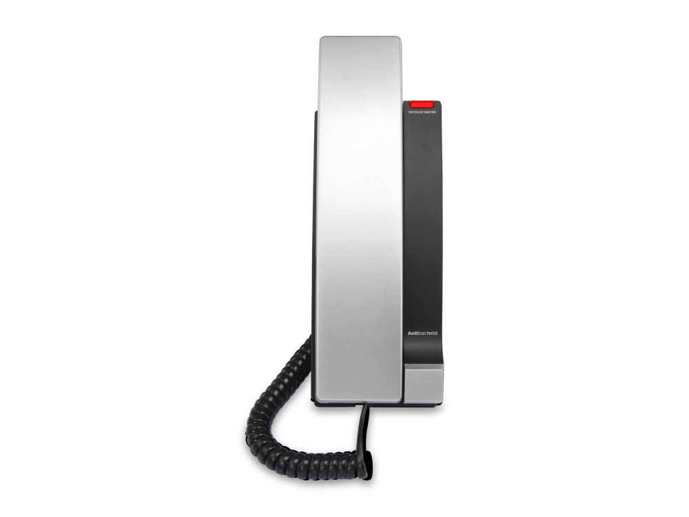CTM-S2315W Silver Black (WiFi) 1-Line Contemporary SIP Corded Phone