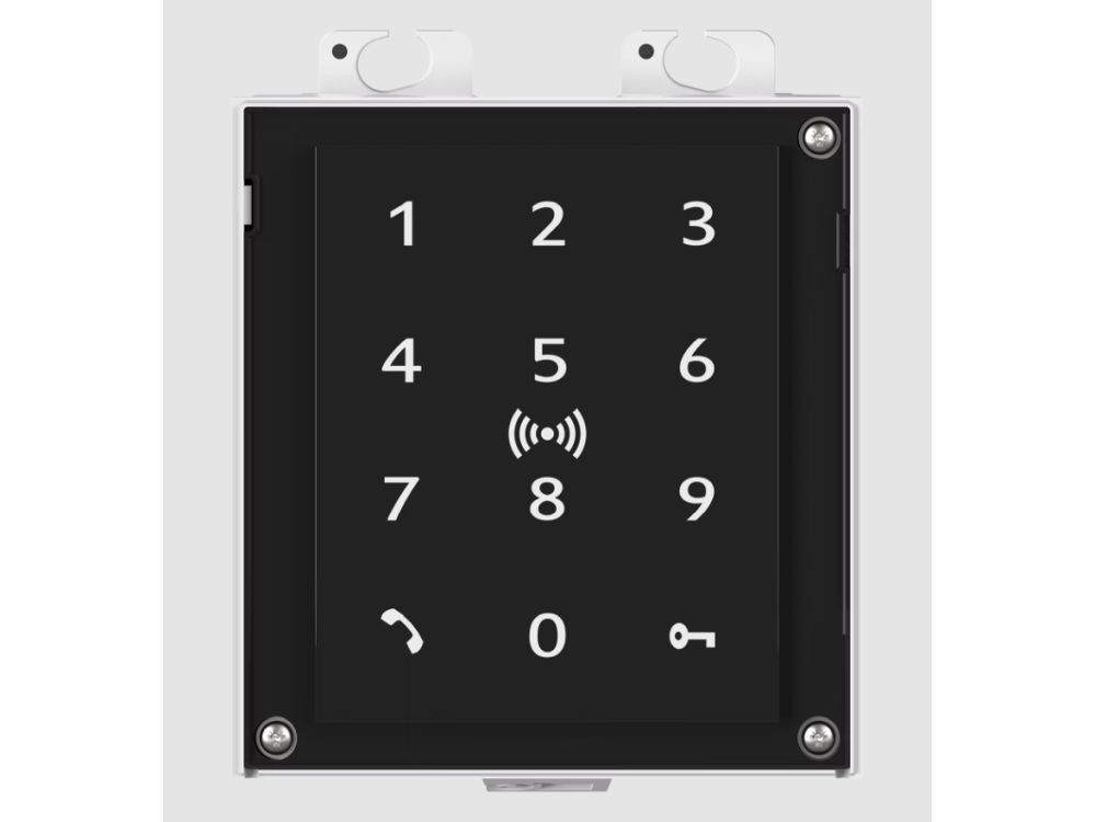 2N® IP Verso – Touch keypad & RFID 125kHz, Seos® Compatible 13.56MHz PICard compatible, NFC