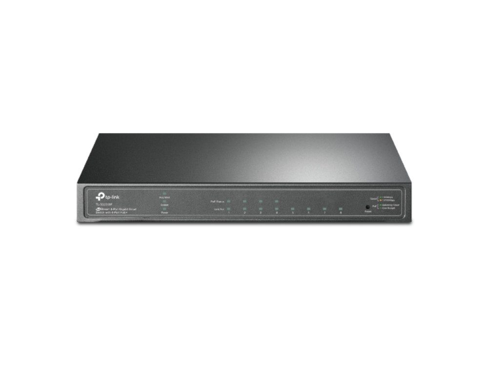 Omada - JetStream 8-Port Gigabit Smart Switch   with 4-Port PoE+