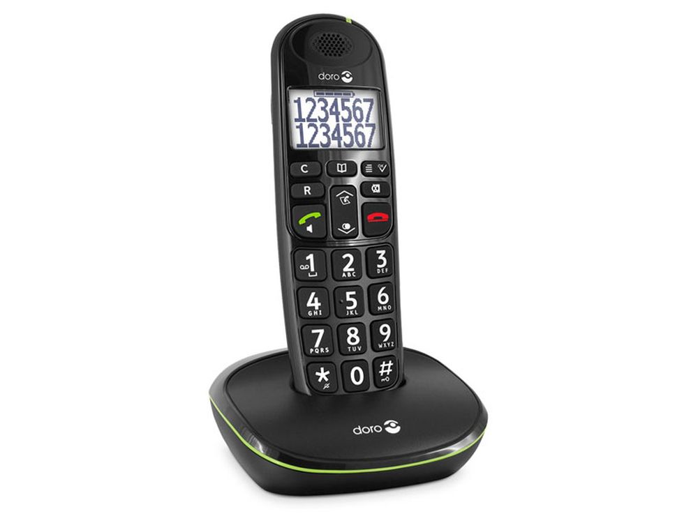 Doro PE-110 MONO BLACK CORDLESS CARE DECT