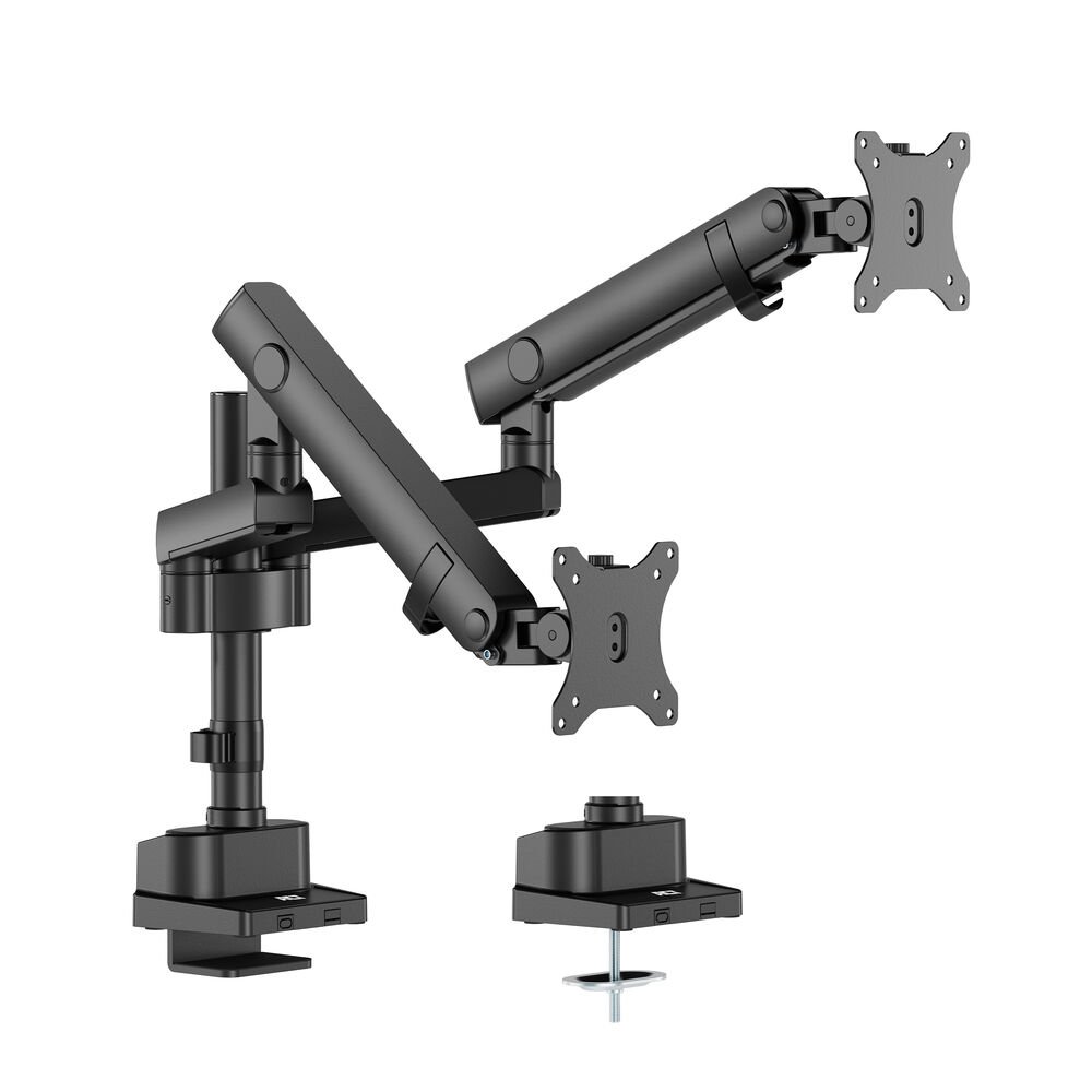 ACT AC8328 | Verstelbare Monitor-bureaubeugel | Tot 35" | Max 12kg | VESA 100x100 | 2 Monitoren