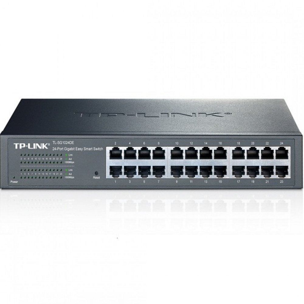 TP-Link TL-SG1024DE | Managed Smart Switch | 24 Poorten | Gigabit Ethernet (10/100/1000 Mbps)