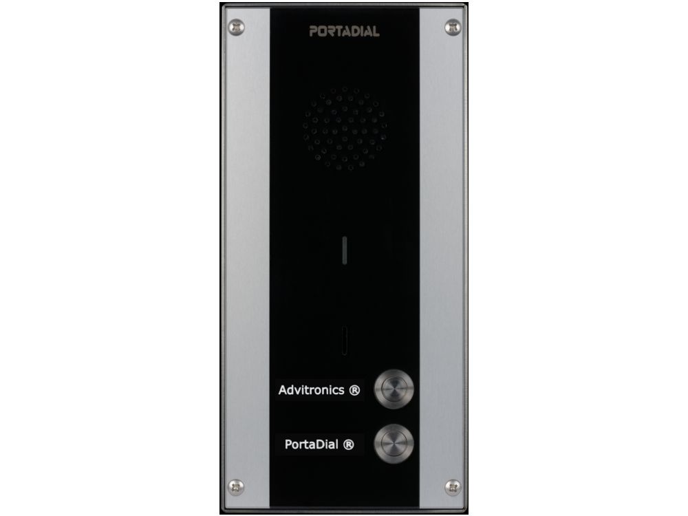 PortaDial LTE 2DK, Deurtelefoon met 2 drukknoppen voorzien van geintegreerd LTE interface