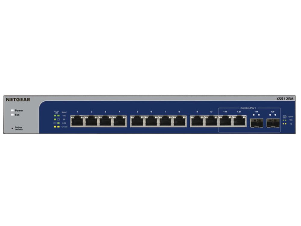 12PT 10G/MULTI-GIG EASY SMART SWCH (XS512EM)