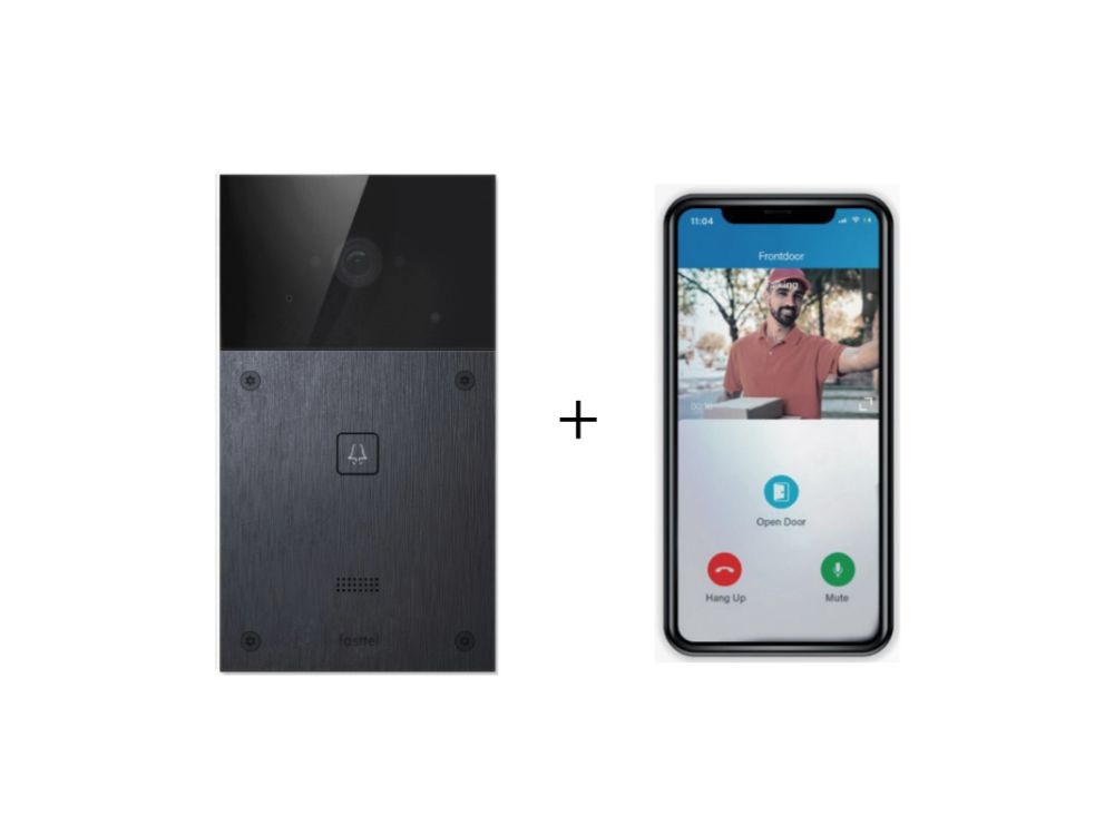 Doorphone  Entry FT600VC INCL. 4 Apps 264x155