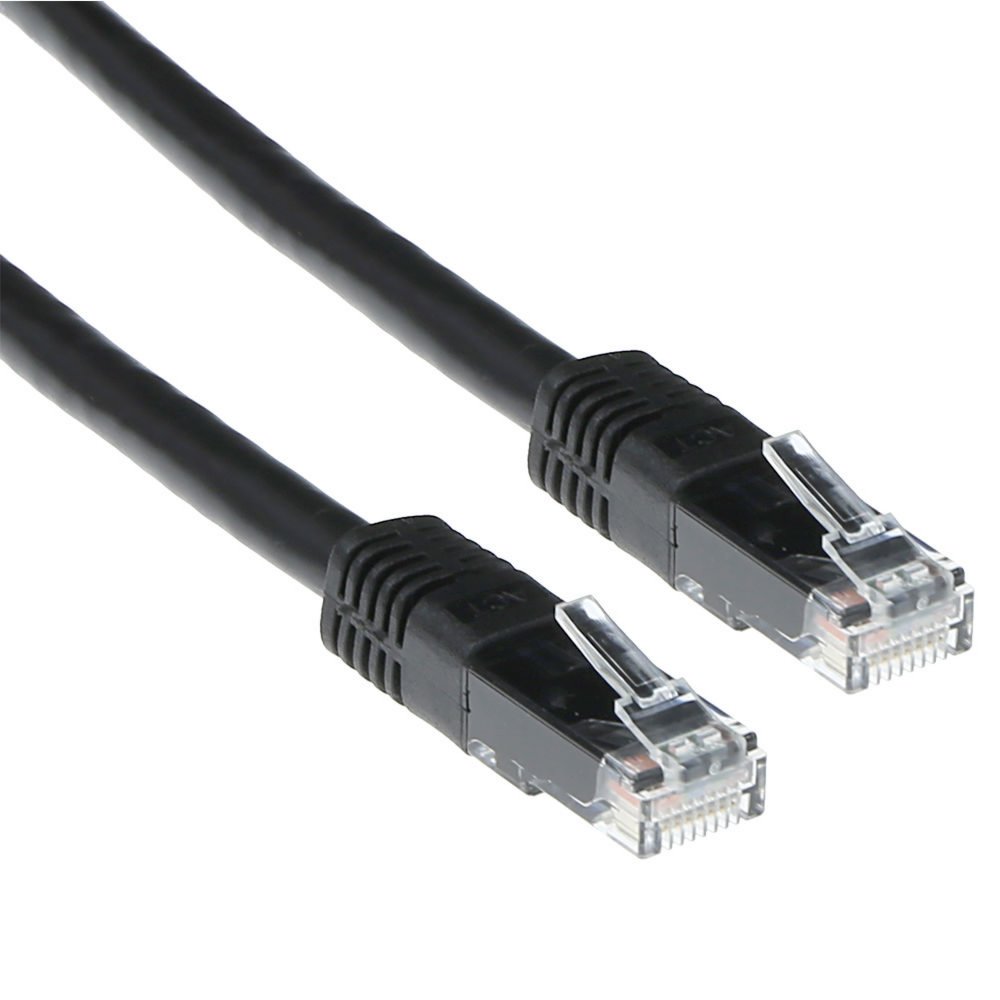 ACT netwerkkabel | Cat5e | U/UTP (UTP) | 10 m | Zwart