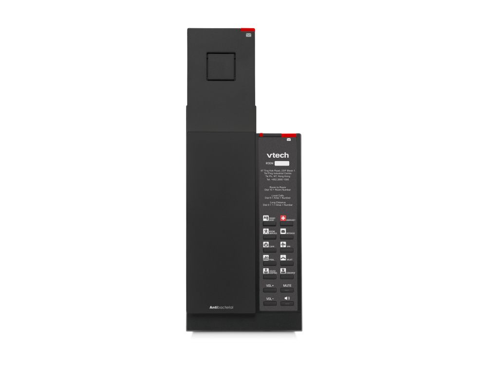 NG-S3412 Matte Black (10 Keys) 1-Line SIP Cordless Phone, 10 programmable Keys