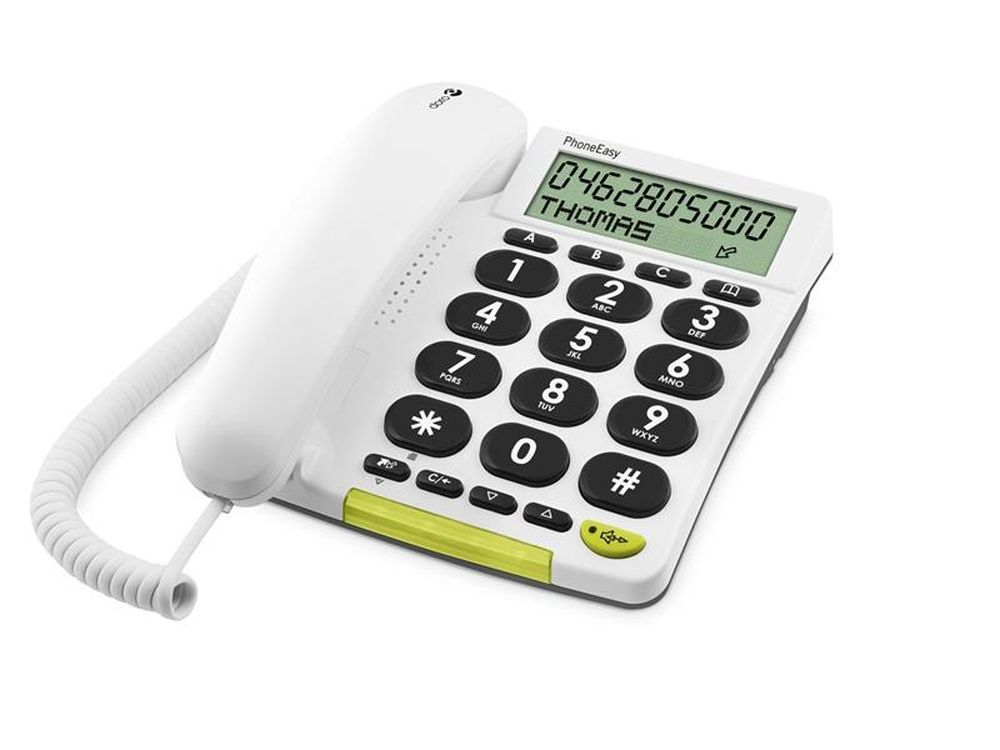 Doro EASY-312cs WHITE BIG BUTTON WITH DISPLAY