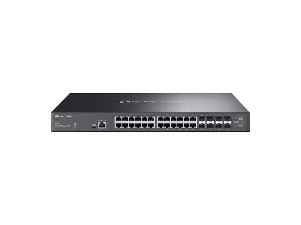 SX3832 Omada 24-Port 10GBASE-T L2+ Managed Switch with 8 10GE SFP+ Slots