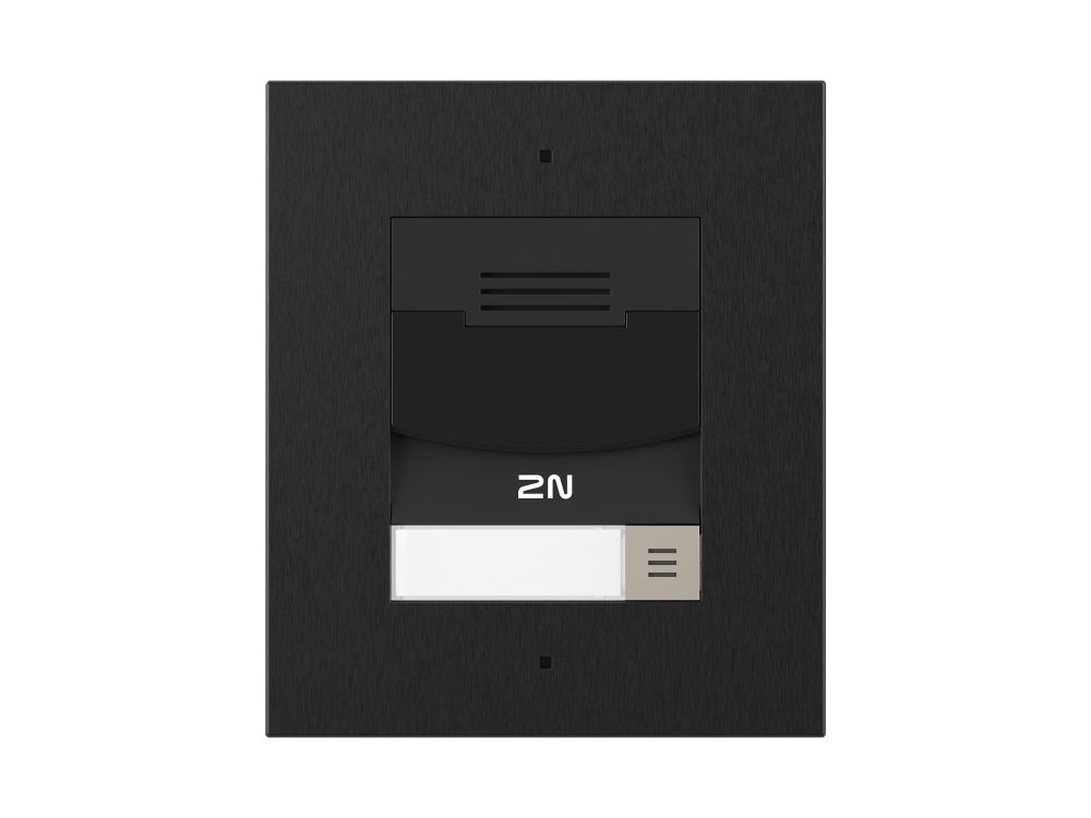 2N IP Solo inbouw intercom zonder camera (zwart)