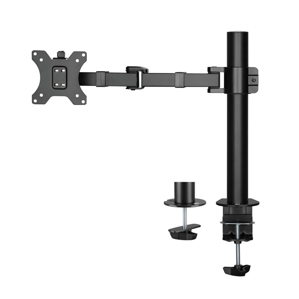 ACT AC8325 | Verstelbare Monitor-bureaubeugel | Tot 32" | Max 12kg | VESA 100x100 | 1 Monitor