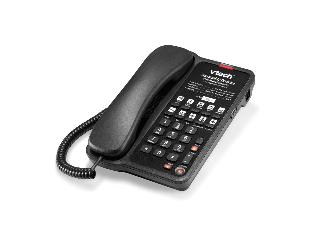 A1210 SET Black (10 KEYS) ANALOG HOTLINE SET with 10 programmable keys