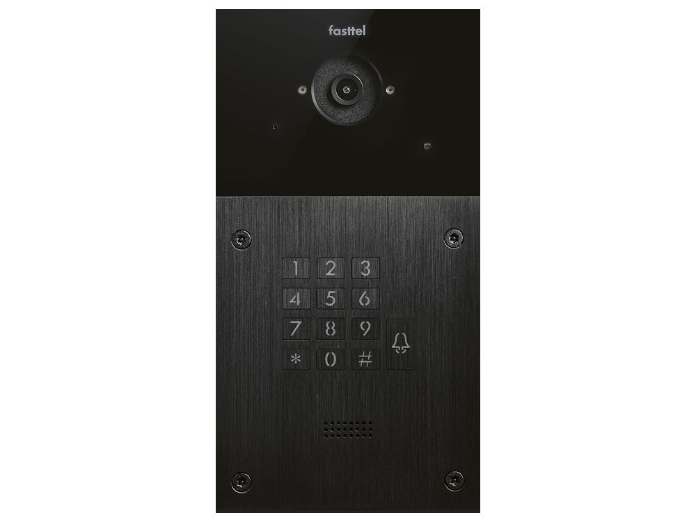 Doorphone Entry IP met 2 SIP clients met camera 264X155 t.b.v. uitbreiding kit