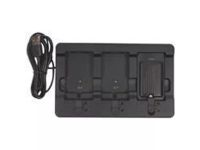8262 Ex DECT spare battery charger with USB connec ector, Can charge up to 3x 8262