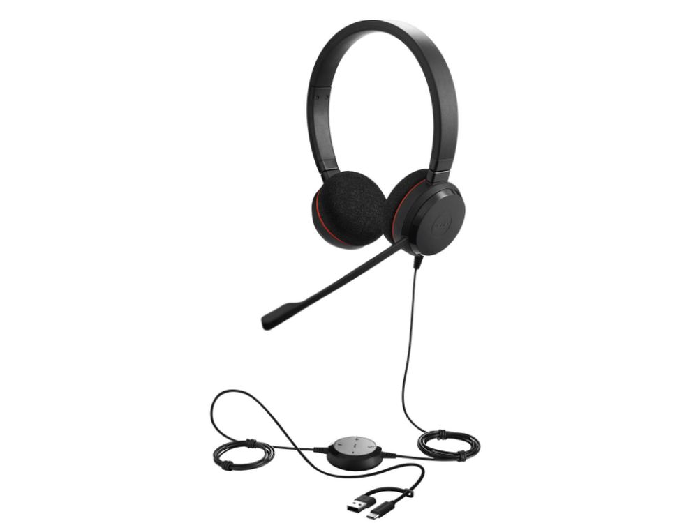 Jabra Evolve 20, USB C/A, UC Stereo