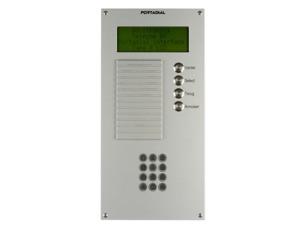 PortaDial type 8 LCD Door Phone Verticale variant