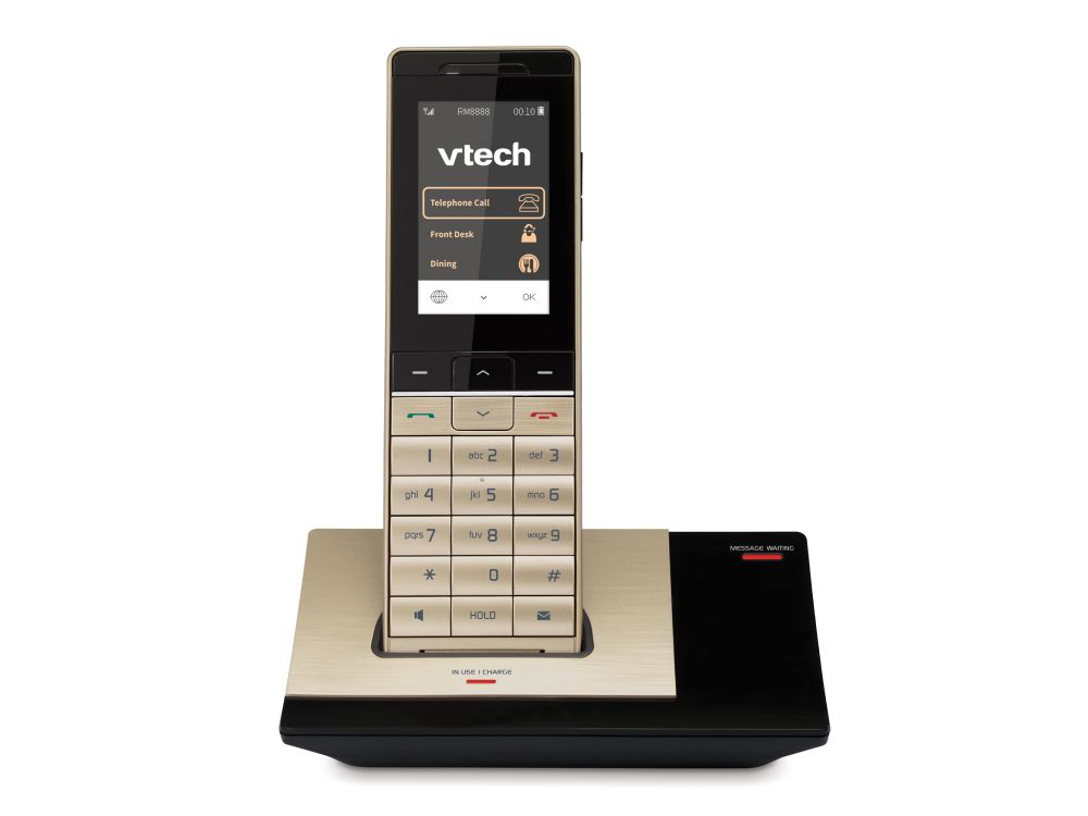 SIP PMX-S5420 HS/CHR SET Champagne/Gold/Black  1 Cordless Color Handset and Slim Charger