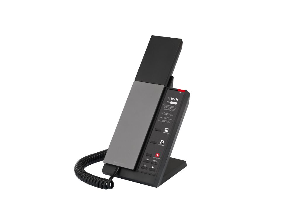 NG-S3212 Gunmetal & Black (10 Keys) 1-Line SIP Corded Phone, 10 programmable keys