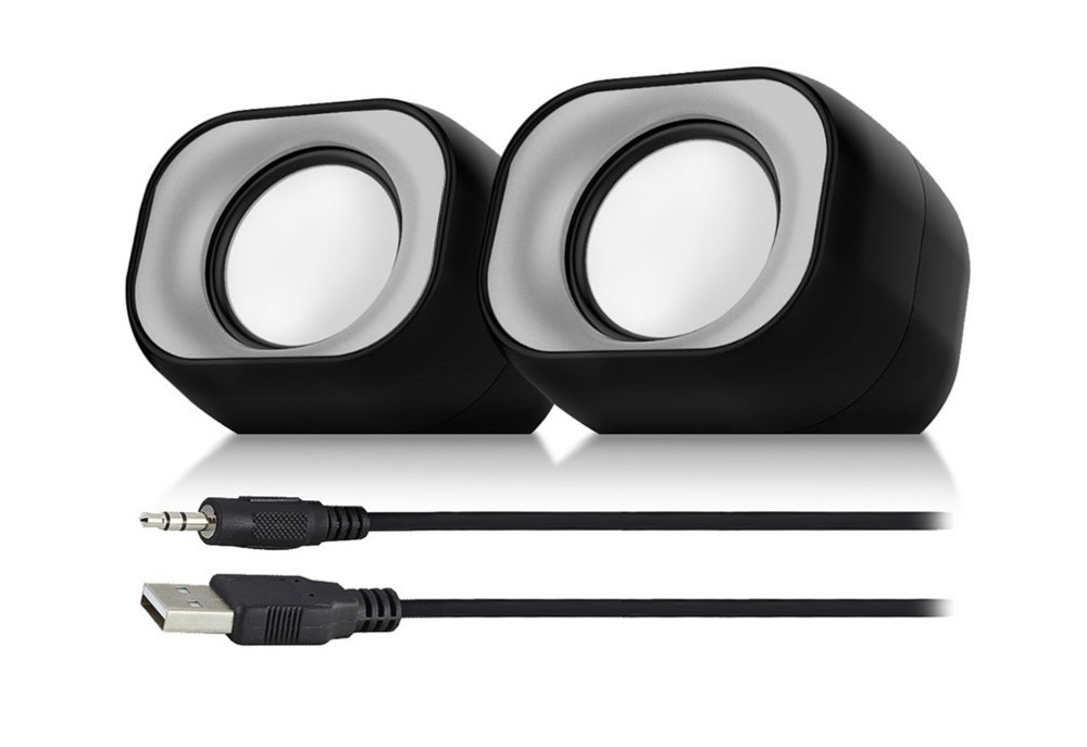 Eminent EM3513 | 2.0 Luidsprekerset | Compact Stereo Geluid | 34W RMS