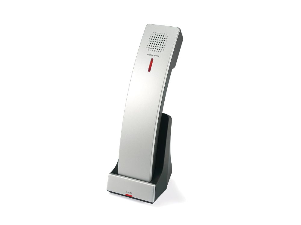 CTM-S241-X-SDU Silver & Black 1-Line Contemporary SIP Cordless Accessory Handset