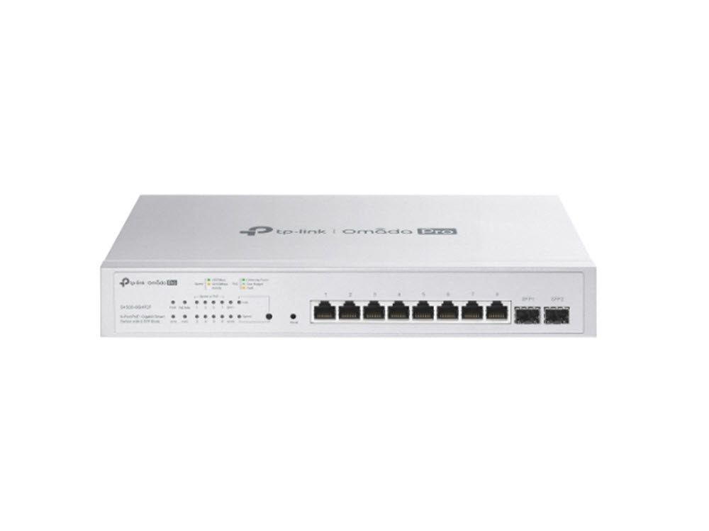 Omada Pro 8-Port PoE+ Gigabit Smart Switch with 2