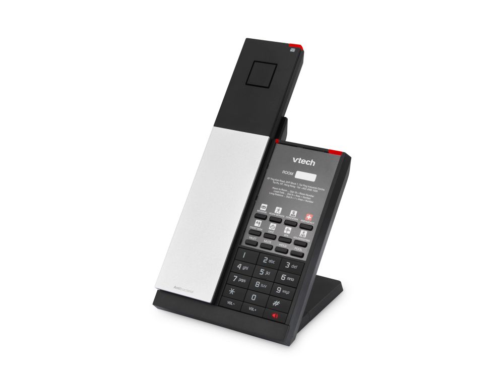 NG-A3411 Silver Black (10 Programmable Keys) 1-Line Analog Cordless Phone, Battery BU, 10 Keys