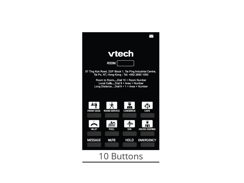 OVERLAY A3411 10 SD KEYS (M1-10)