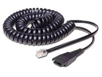 QD Mute Cable Straight 0,8 m, QD to Mod 4/4 incl. Mute