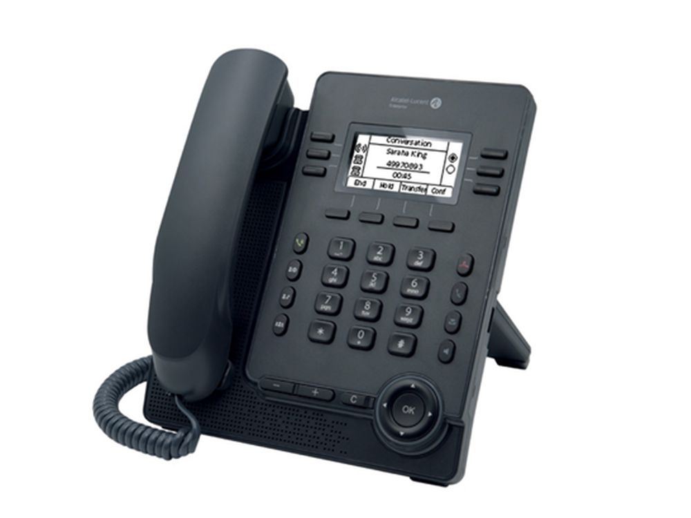 M3s SIP DeskPhone - 2.8" 132x64 B&W display  with backlight, super wideband handfree, 2 USB