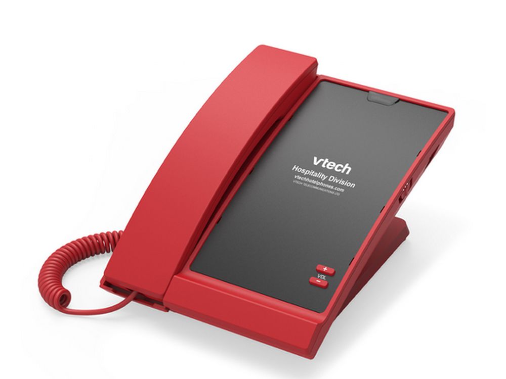 S2100-X Red & Black 1-Line Contemporary SIP Lobby Phone