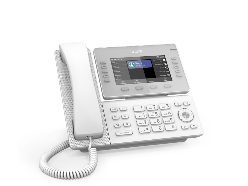D815WB white Snom D8XX Desk Telephone