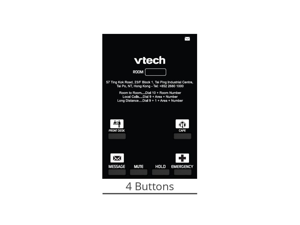 OVERLAY A3411 4 SD KEYS (M1-M4)