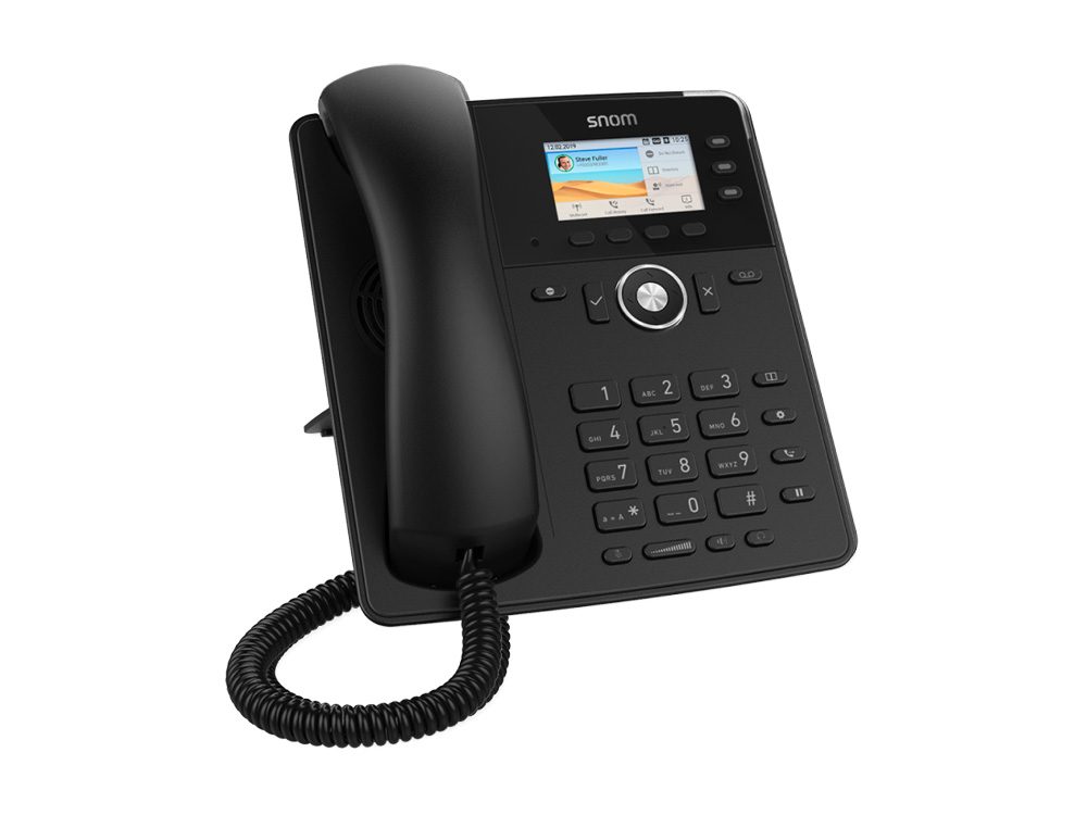 Snom D717 SIP-telefoon 6 accounts, zwarte versie