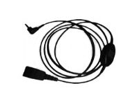 QD-2,5mm jack PTT (straight)