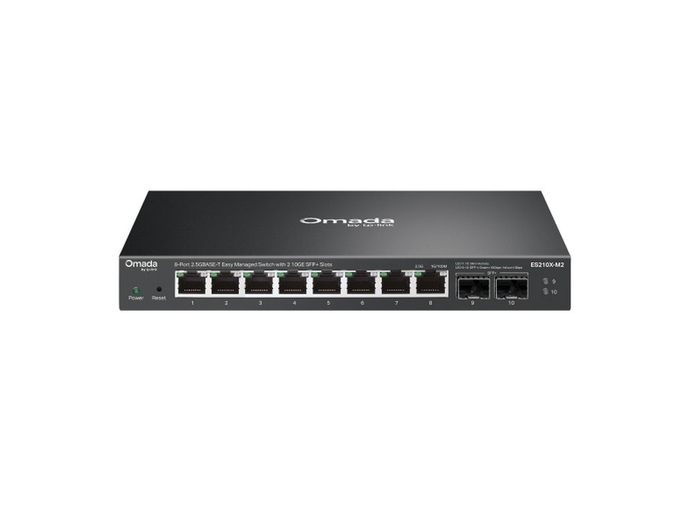 Omada 8-Port 2.5G Easy Managed Switch with 2 10GE