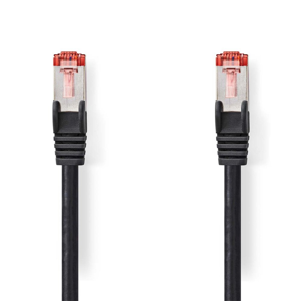 Nedis S/FTP Cat 6 Netwerkkabel | 1 m | Zwart