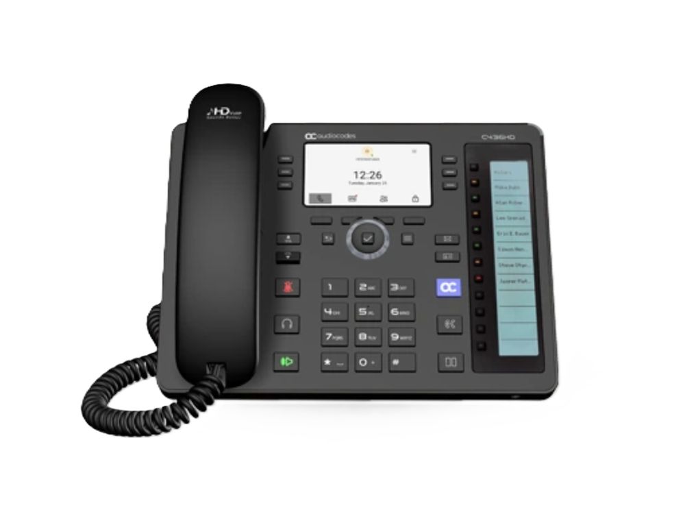 Teams C436HD IP-Phone PoE GbE black