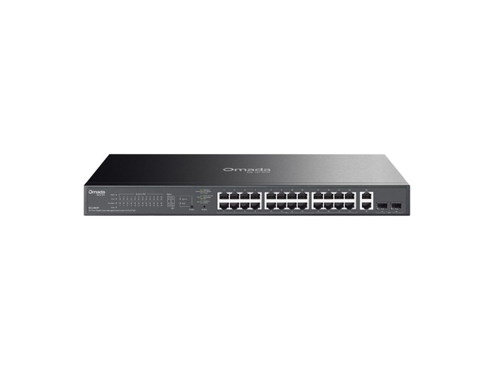 Omada 28-Port Gigabit Easy Managed Switch with 24-Port PoE+